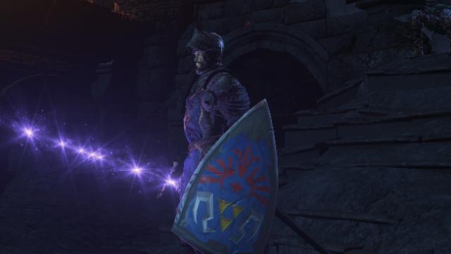 Ретекстур травяного щита / Hylian Shield - Medieval Souls для Dark Souls 3