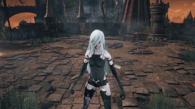 YoRHa Type A No.2 (A2) for Dark Souls 3