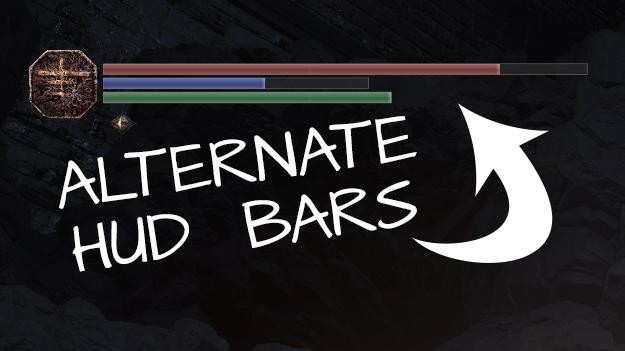 Альтернативные полоски состояния персонажа / Alternate HUD Bars для Dark Souls 3