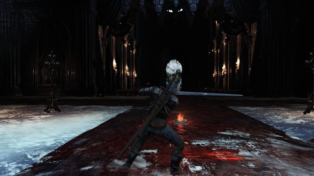 Сет Геральта / Geralt of Rivia armor and swords для Dark Souls 3