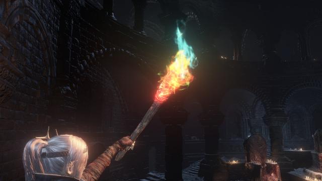 Радужный факел / Rainbow Torch для Dark Souls 3