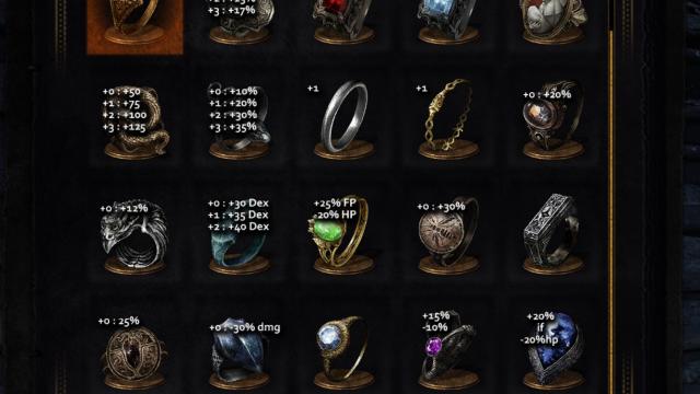 Информативные иконки колец / Informative Ring Icons для Dark Souls 3