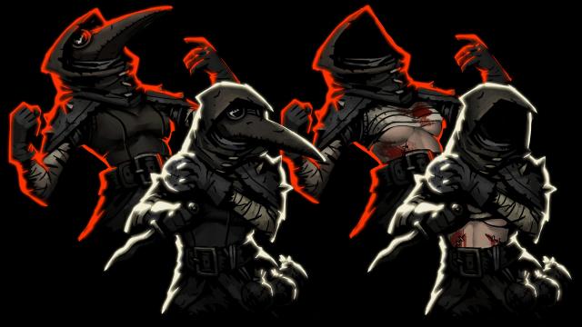 Backless and Bloody Plague Doctor