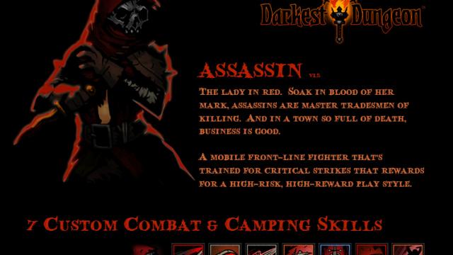 Assassin - Class Mod for Darkest Dungeon