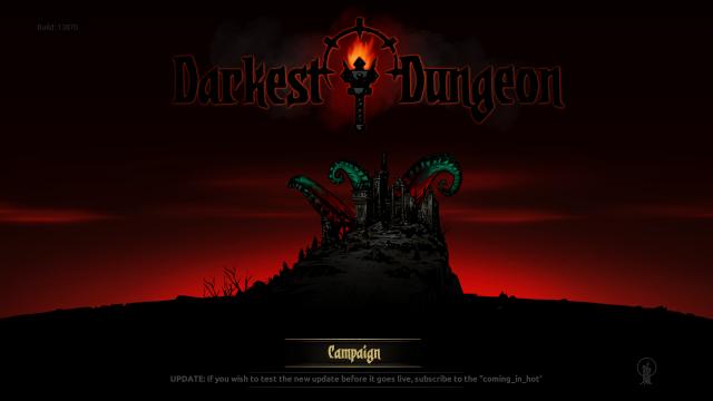 Alternative Main Menu for Darkest Dungeon