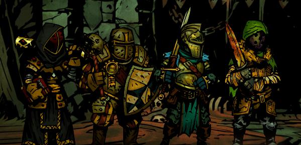 Golden Wall for Darkest Dungeon