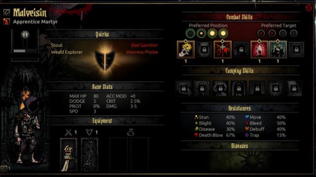 Martyr (UPDATED) - Class Mod - by AJ for Darkest Dungeon