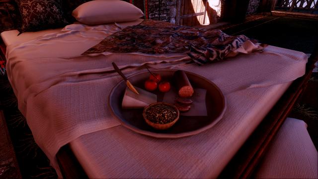 Ретекстур кровати Инквизитора 2к-4к / Custom Rustic Bed для Dragon Age Inquisition