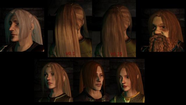More Hairstyles for Dragon Age Origins
