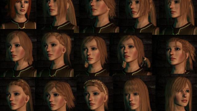 Больше причесок / More Hairstyles для Dragon Age Origins