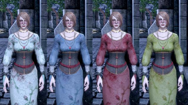 Переработка богатых платьев / Noble Dress Overhaul для Dragon Age Origins