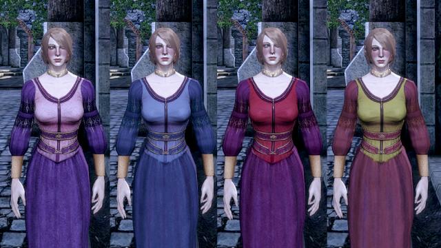 Переработка богатых платьев / Noble Dress Overhaul для Dragon Age Origins