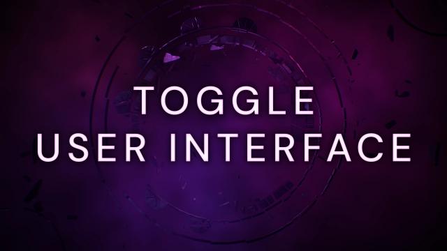 Toggle User Interface