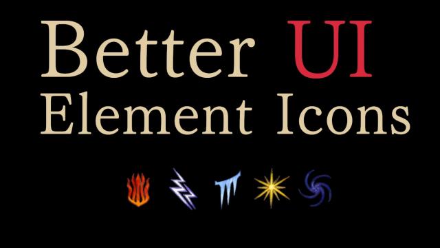 Better UI - Element Icons
