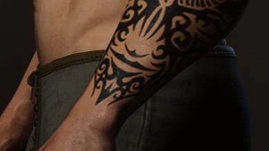 Desmond Miles Forearm Tattoo для Dragon's Dogma 2