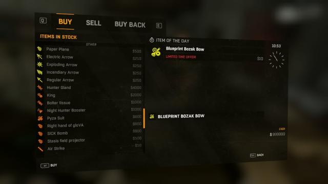 All Items in Shop for Dying Light