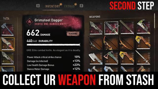 Unlock All Exotic Weapons (Firearms Update MOD) для Dying Light 2