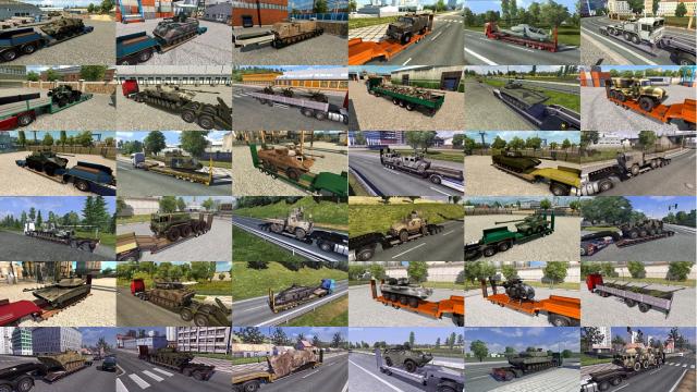 Military Cargo Pack for Euro Truck Simulator 2