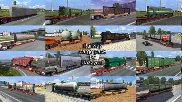 Railway Cargo Pack for Euro Truck Simulator 2