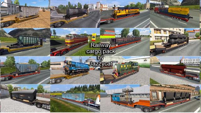 Railway Cargo Pack для Euro Truck Simulator 2