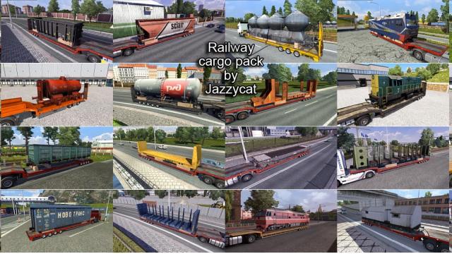 Railway Cargo Pack для Euro Truck Simulator 2