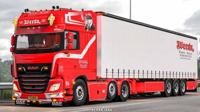 DAF XF 106 Weeda + Trailer