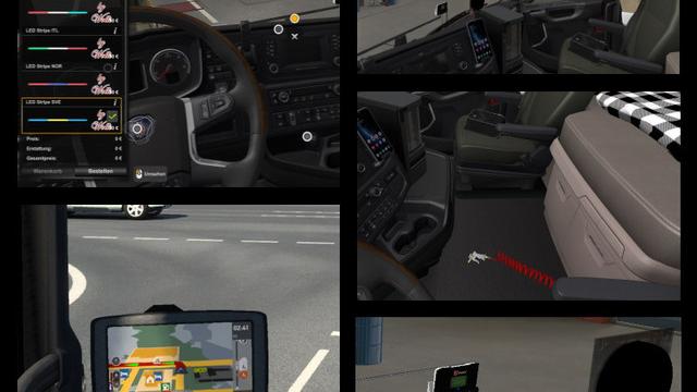 Interior Addon by Wolli для Euro Truck Simulator 2