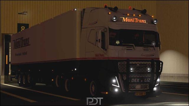 Volvo FH12 + ManiTrans Trailer для Euro Truck Simulator 2