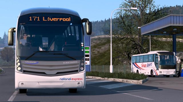 Caetano Levante Volvo B11R Basic Version for Euro Truck Simulator 2