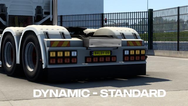 Truck Dynamic Mudflaps for Euro Truck Simulator 2