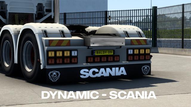 Truck Dynamic Mudflaps for Euro Truck Simulator 2