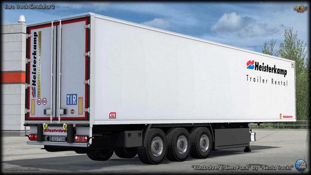 Kassbohrer Trailers Pack для Euro Truck Simulator 2