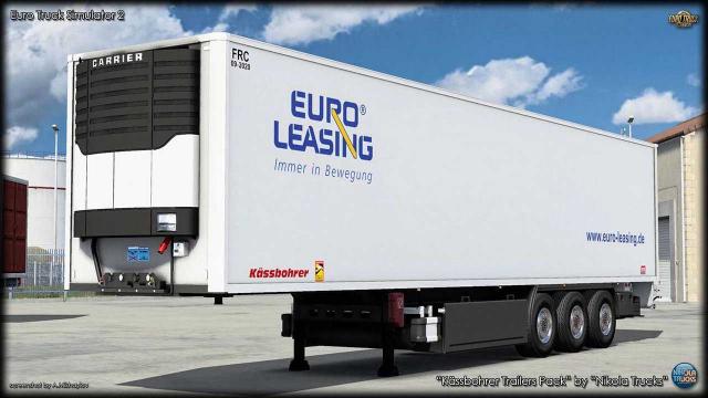 Kassbohrer Trailers Pack для Euro Truck Simulator 2