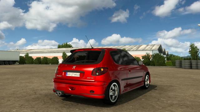 Peugeot 206 for Euro Truck Simulator 2