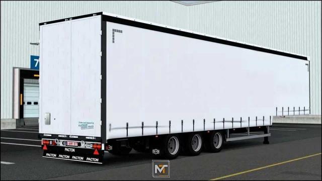 Pacton Jumbo Trailer для Euro Truck Simulator 2