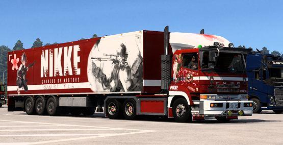 NIKKE: Goddess of Victory (Sakura skinpack) for Euro Truck Simulator 2