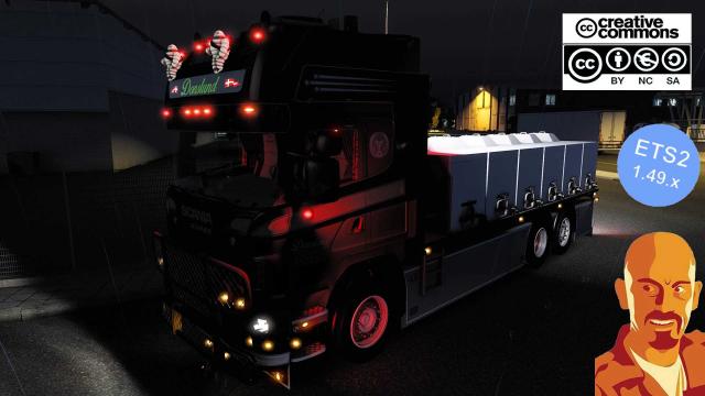 Scania R560 Donslund + Trailer для Euro Truck Simulator 2