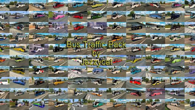 Bus Traffic Pack for Euro Truck Simulator 2