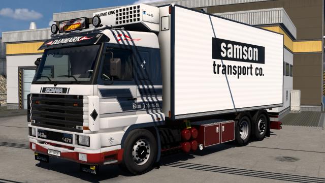 Scania 143M Rigid Topline + Trailer для Euro Truck Simulator 2