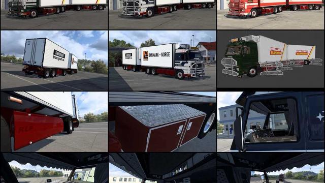 Scania 143M Rigid Topline + Trailer для Euro Truck Simulator 2