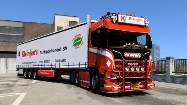 Scania R650 Kleinjan Transport B.V для Euro Truck Simulator 2