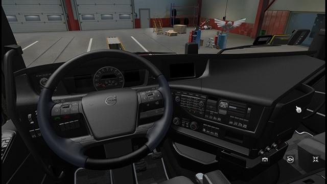 Volvo FH 2012 Dark Interior for Euro Truck Simulator 2