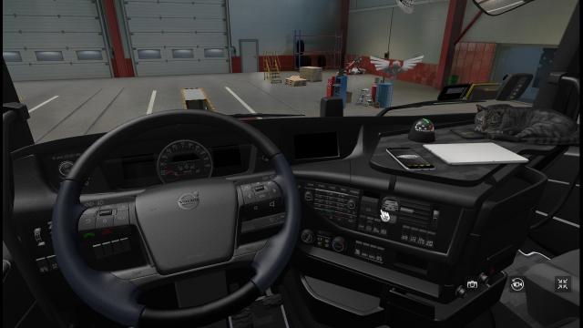 Volvo FH 2012 Dark Interior for Euro Truck Simulator 2