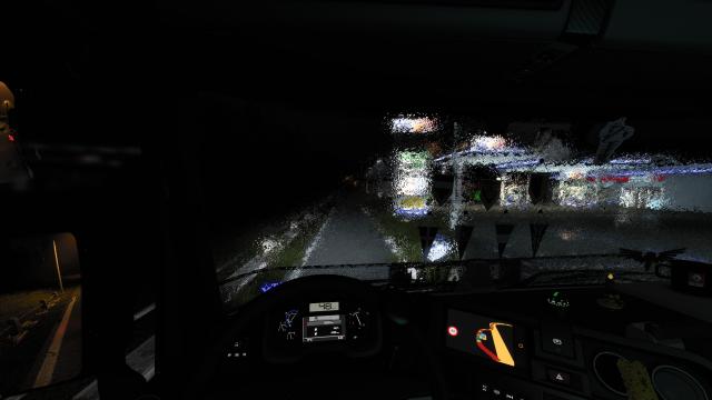 Better Raindrops for Euro Truck Simulator 2