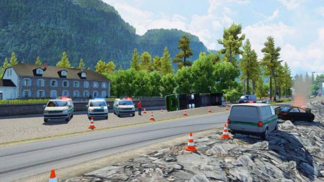 Rota Factor Dangerous Roads for Euro Truck Simulator 2