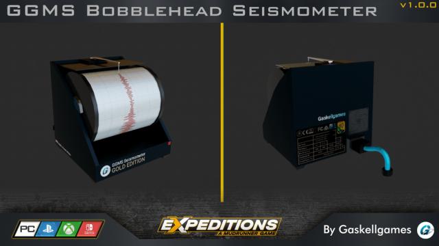 GGMS Bobblehead Seismometer for Expeditions: A MudRunner Game