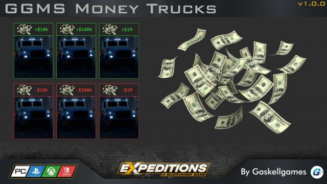 GGMS Money Trucks for Expeditions: A MudRunner Game