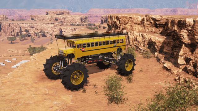Limes Mega Bus for Expeditions: A MudRunner Game