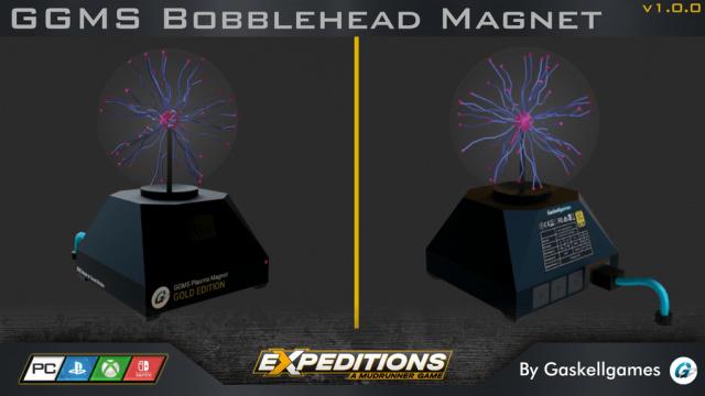GGMS Bobblehead Magnet for Expeditions: A MudRunner Game