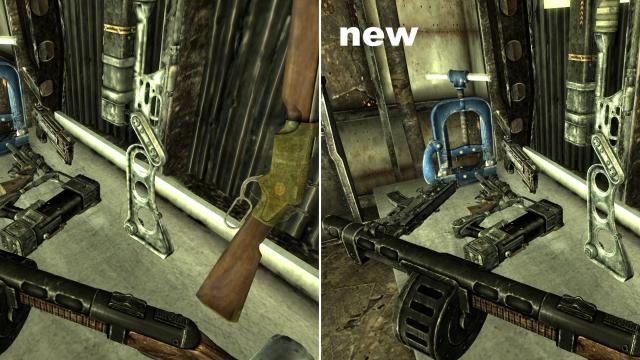 Hi-Res Weapons для Fallout 3